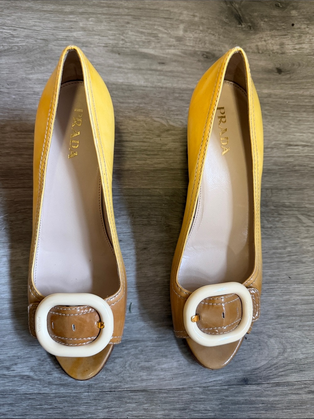 Rare Prada Peep-Toe Pumps. Best offer takes them